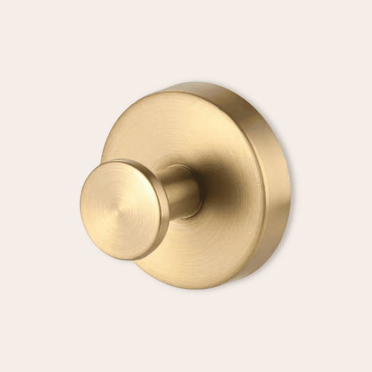 Crochet ventouse doré.